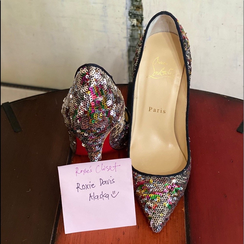 Multi Color Sequins Heels Christian Louboutin - image 2